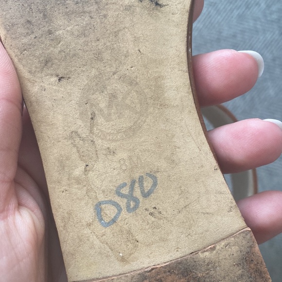 Michael Kors Genuine Leather Strappy Sandals - Picture 7 of 7